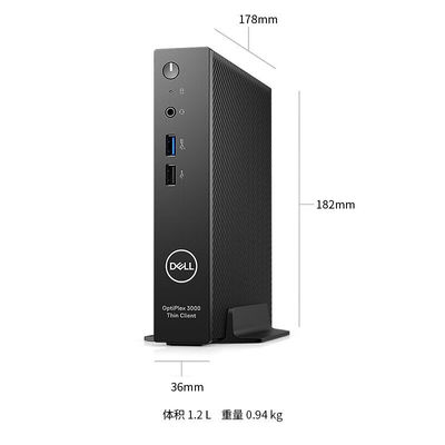 UHD-Grafik Wyse 5070 Mini PC Cloud Desktop Dell Thin Client mit 4 GB RAM und 16 GB SSD
