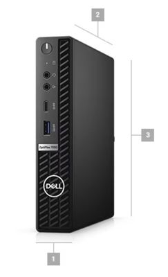 D-ell OptiPlex 7090 Micro Business SFF Desktop PC mit 4,6 GHz-Prozessor Haupthäufigkeit