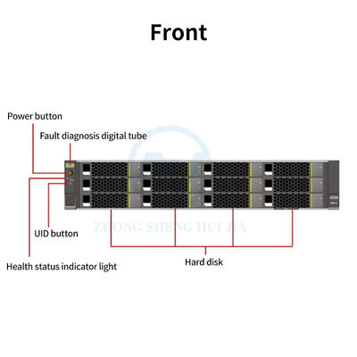 Private Mold Huawei 2288H V6 Rack Server mit Intel Xeon Gold 5318N und 32G Speicher