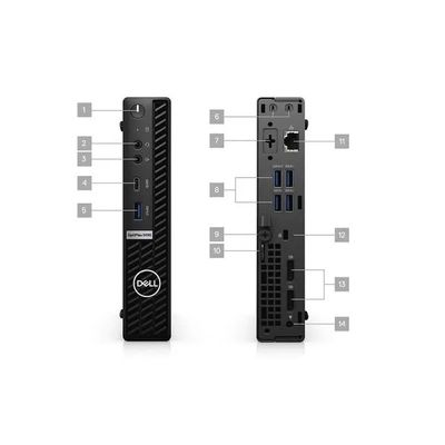 DDR4 RAM OptiPlex 5000 Micro Form Factor Desktop PC mit 1040x768 Bildschirm Auflösung