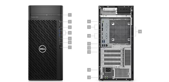 Hot Dell Precision t3660 Tower Workstation mit 8 GB Speicher und 2,1 GHz Prozessorgeschwindigkeit