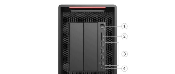 16 GB DDR4-Speicher 1000 Watt Stromversorgung Lenovo ThinkStation P720 Arbeitsstation für Unternehmen