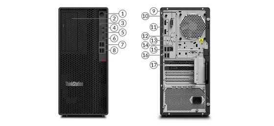 Intel Core i7 10700T 10. Generation Prozessor in Lenovo ThinkStation P340 Workstation Tower
