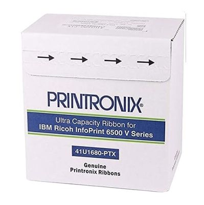 Printronix 41U1680-PTX Doppelspulverband 6-Pack schwarz ASIN B016GNX96G bereit zum Versand