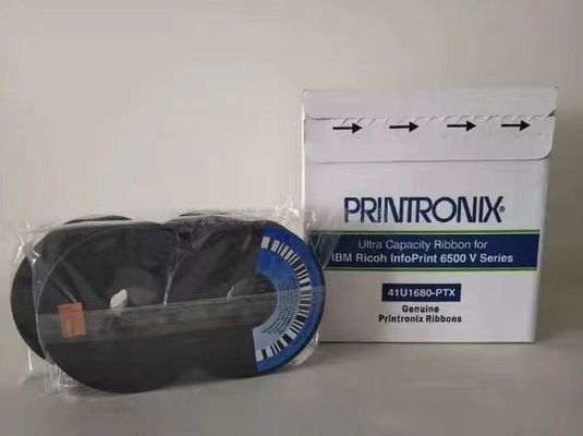 Printronix 41U1680-PTX Doppelspulverband 6-Pack schwarz ASIN B016GNX96G bereit zum Versand