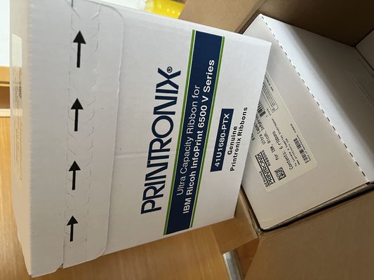 Printronix 41U1680-PTX Doppelspulverband 6-Pack schwarz ASIN B016GNX96G bereit zum Versand