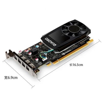 PCI Express 3.0 16X NVIDIA QUADRO P1000 Mini Display Port Ausgänge für Profis