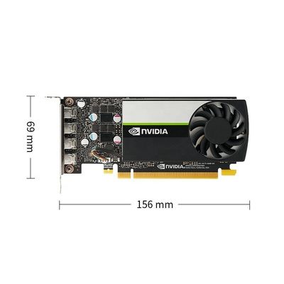 Lüfterkühler NVIDIA T1000 4G GDDR6 GPU 128-Bit Speicheroberfläche PCI Express 3.0 x 16
