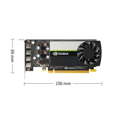 Nvidia T600 4GB GDDR6 Grafikkarten mit 1201 MHz Core Clock und 4GB Memory Clock